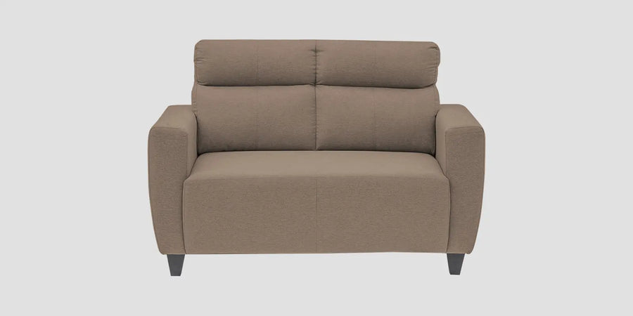 Burban Fabric 2 Seater Sofa In Nut Beige Colour - Febonic Living