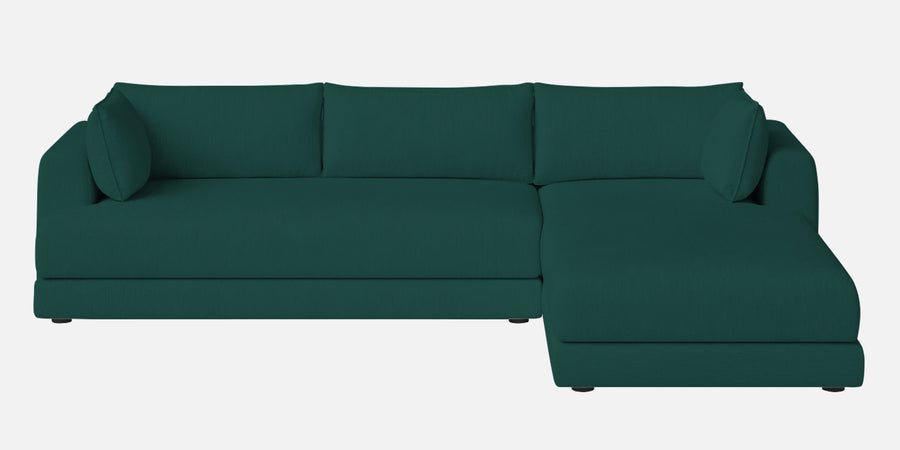 Ziggy Fabric Lhs Sectional Sofa 3 Lounger In Sage Green Colour - Febonic Living