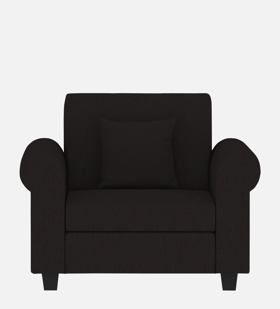 Derado Fabric 1 Seater Sofa In Cara Brown Colour - Febonic Living