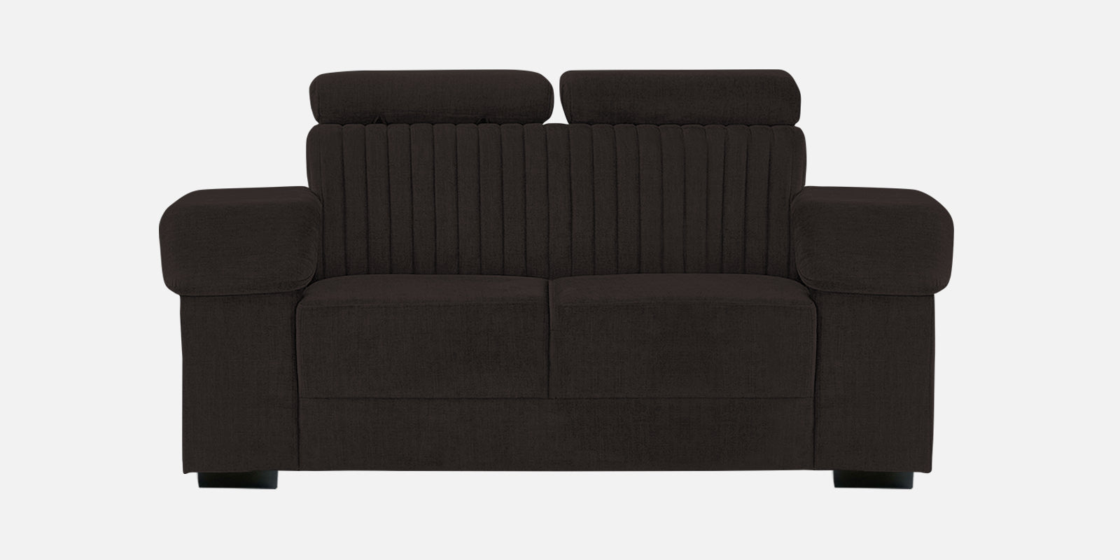 Draco Fabric 2 Seater Sofa In Cara Brown Colour