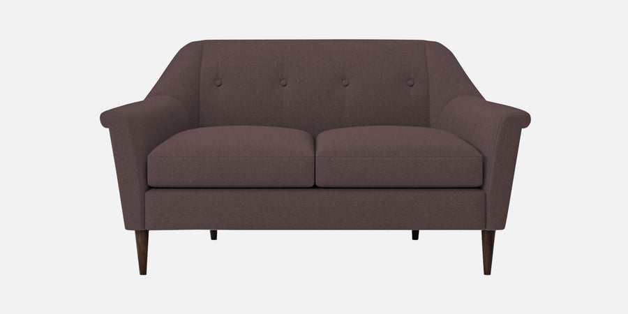 Homer Fabric 2 Seater Sofa In Night Brown Colour - Febonic Living
