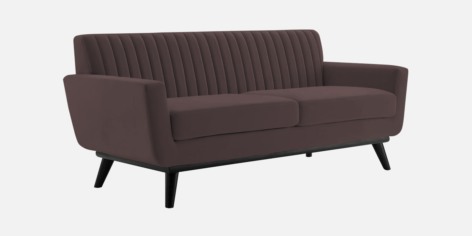 Tucker Velvet 2 Seater Sofa In Mocha Brown Colour