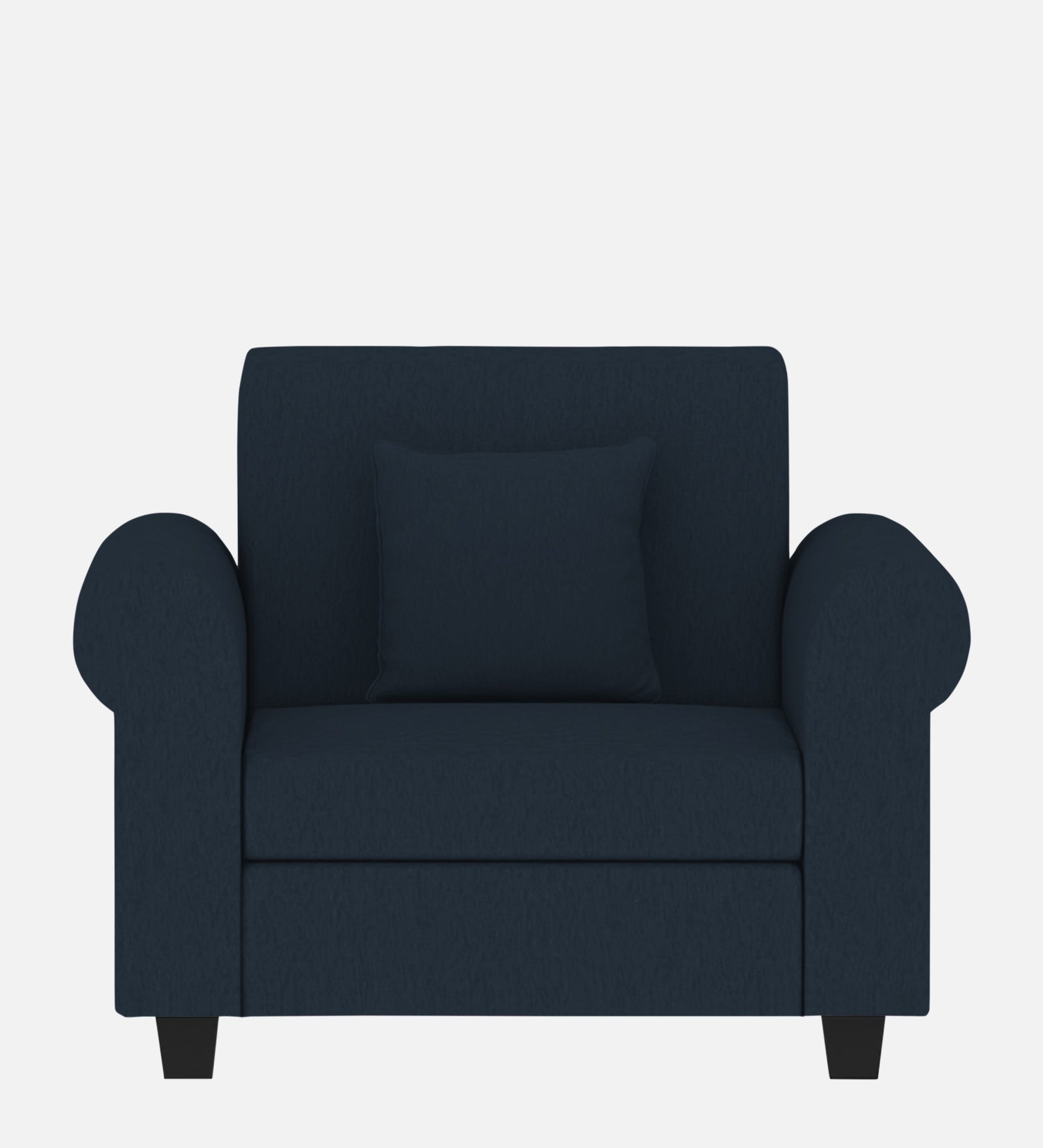 Derado Fabric 1 Seater Sofa in Denim blue Colour