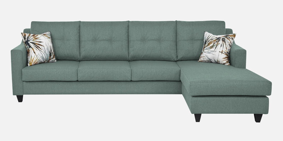 Welly Fabric Lhs Sectional Sofa 3 Lounger In Suka Blue Colour - Febonic Living