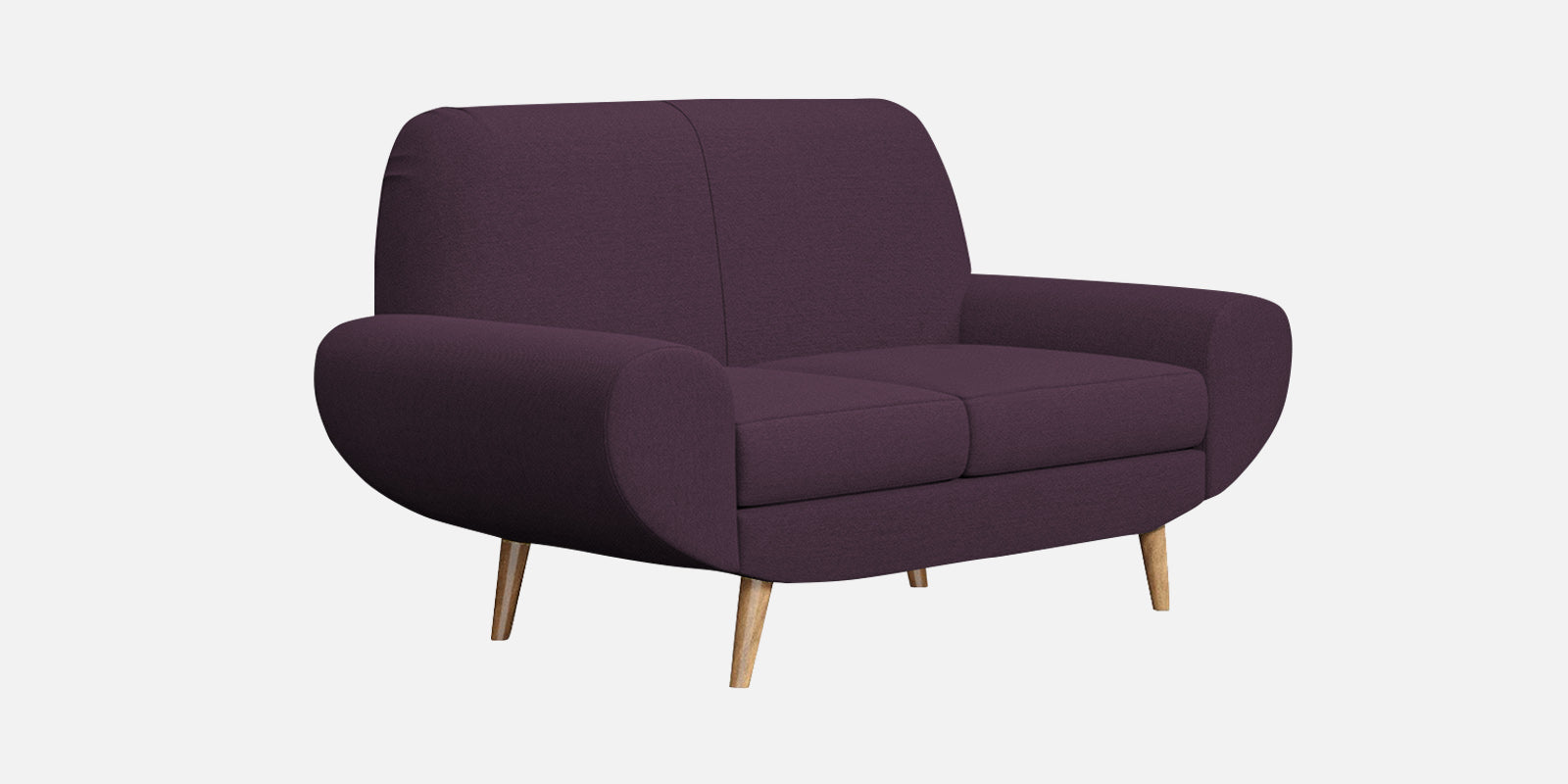 Jessy Fabric 2 Seater Sofa in Greek Purple Colour