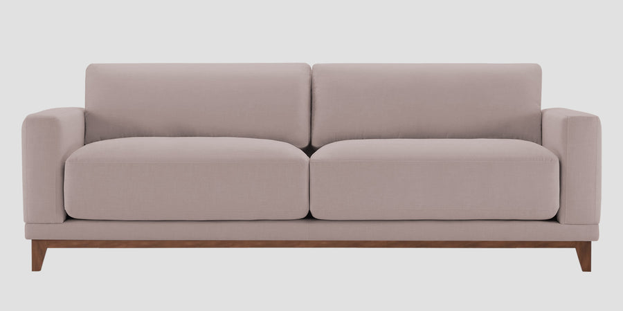 Esha Fabric 3 Seater Sofa In Almond Beige Colour - Febonic Living