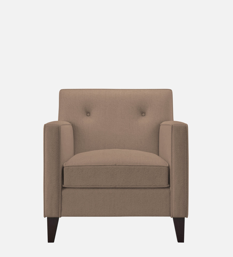 Miller Fabric 1 Seater Sofa In Cookie Beige Colour - Febonic Living