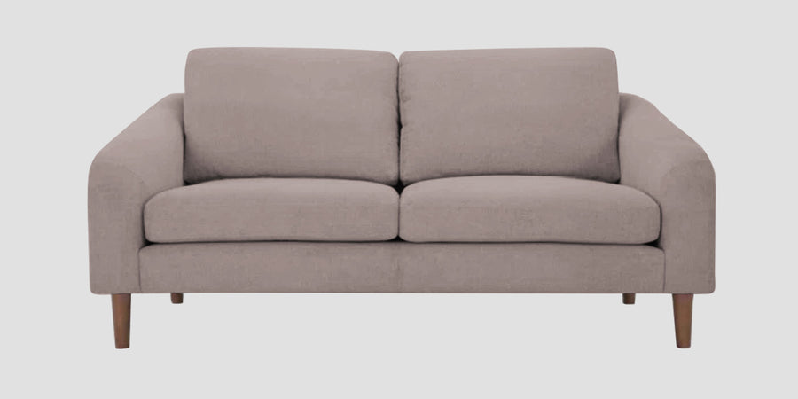 Elara Fabric 2 Seater Sofa In Almond Beige Colour - Febonic Living