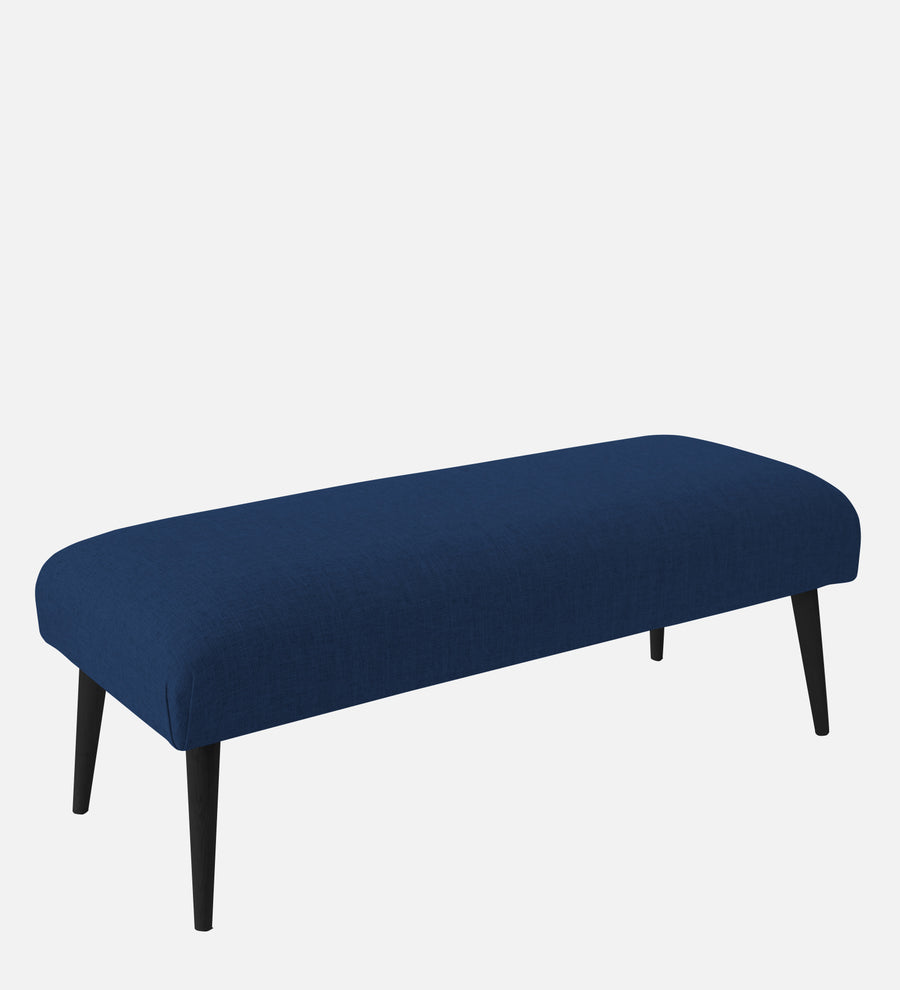 Adon Velvet Bench In Imperial Blue Colour - Febonic Living
