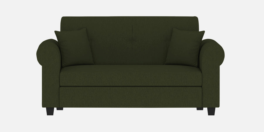Derado Fabric 2 Seater Sofa In Olive Green Colour - Febonic Living