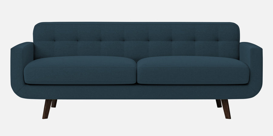 Marsela Fabric 3 Seater Sofa In Cool Blue Colour - Febonic Living