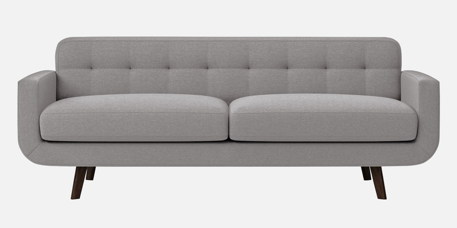 Marsela Fabric 3 Seater Sofa In Silver Grey Colour - Febonic Living