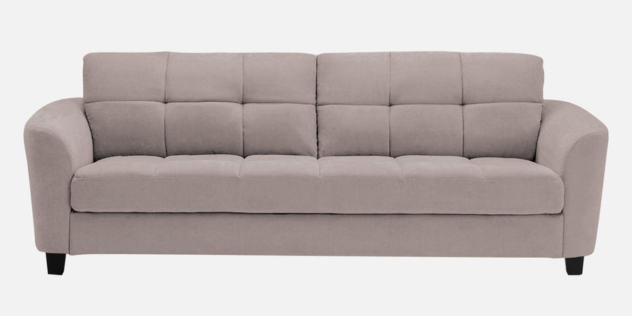 Mulan Fabric 3 Seater Sofa In Almond Beige Colour - Febonic Living
