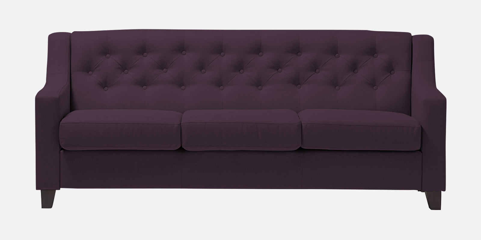 Baidy Fabric 3 Seater Sofa in Greek Purple Colour