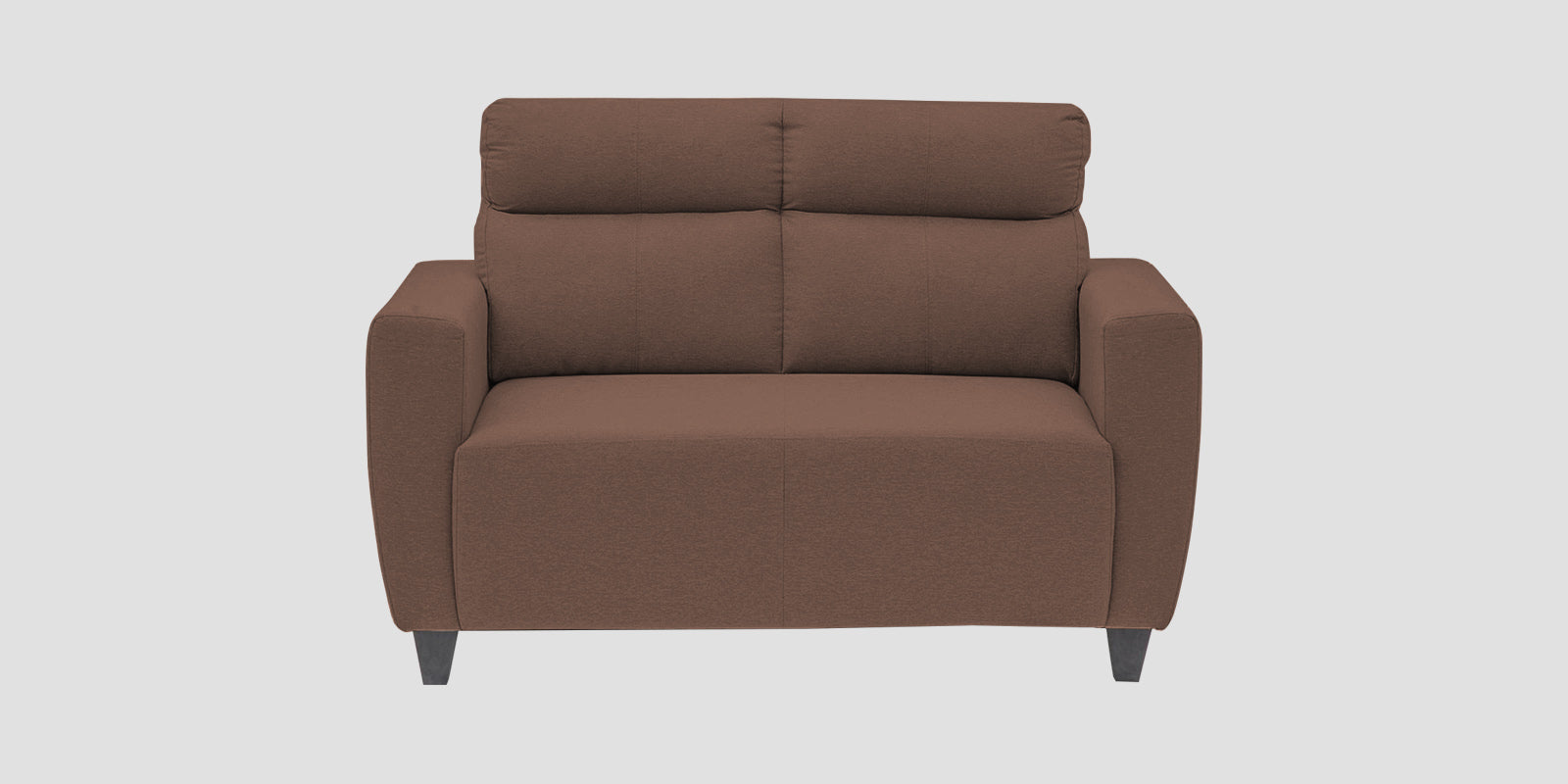 Honor Fabric 2 Seater Sofa In Latte Brown Colour - Febonic Living