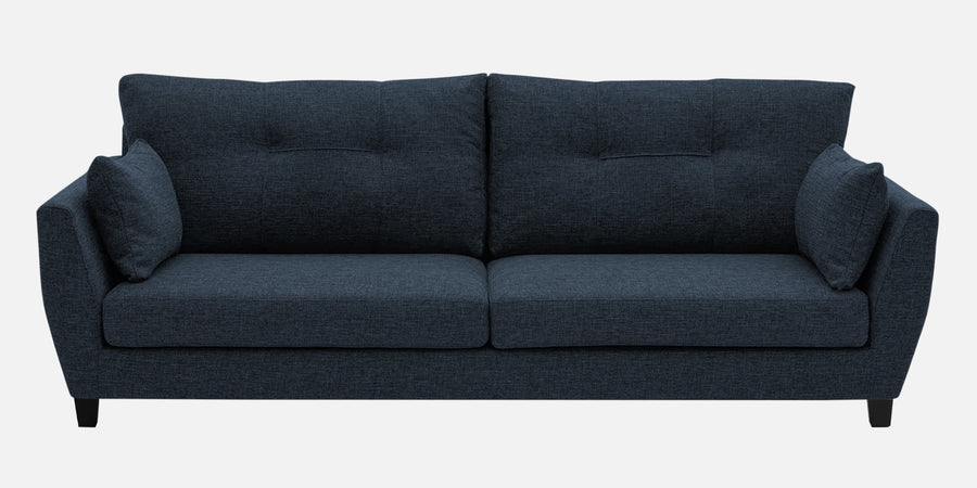 Mario Fabric 3 Seater Sofa In Denim Blue Colour - Febonic Living