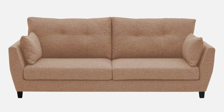 Mario Fabric 3 Seater Sofa In Cosmic Beige Colour - Febonic Living