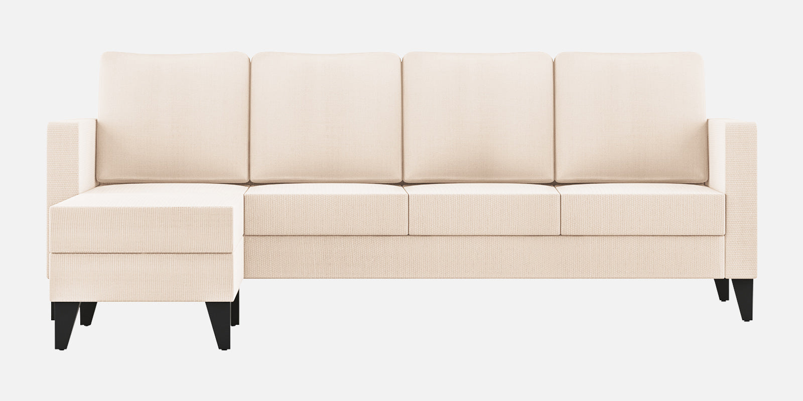 Nori Fabric RHS Sectional Sofa (3 + Lounger) In Woom Beige Colour