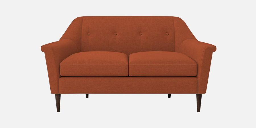 Homer Fabric 2 Seater Sofa In Royal Orange Colour - Febonic Living