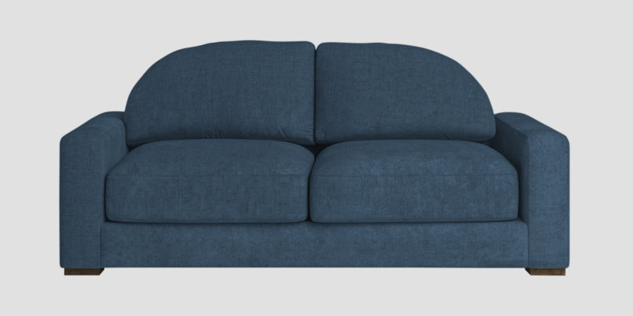 Dara Fabric 2 Seater Sofa In Light Blue Colour - Febonic Living