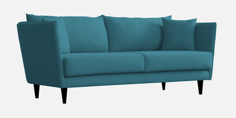 Norway Velvet 3 Seater Sofa In Aqua Blue Colour - Febonic Living