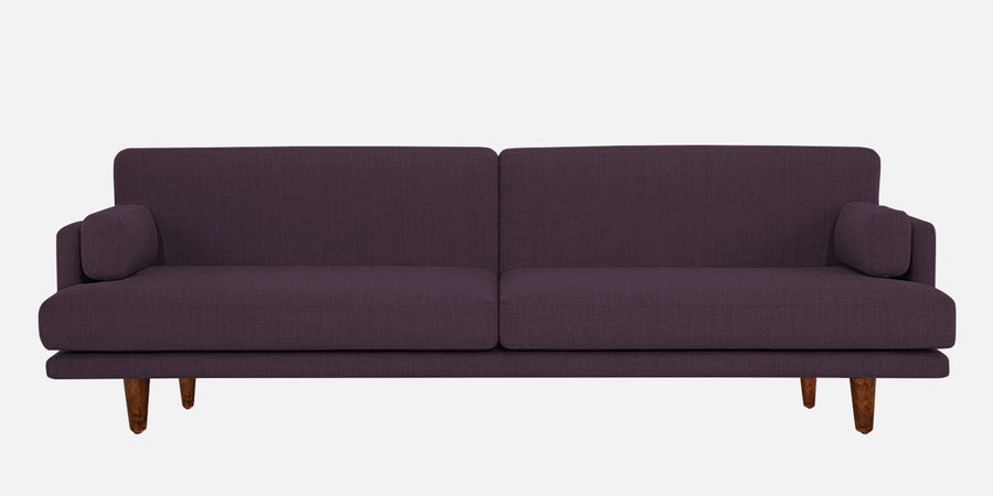 Ricky Fabric 3 Seater Sofa In Greek Purple Colour - Febonic Living
