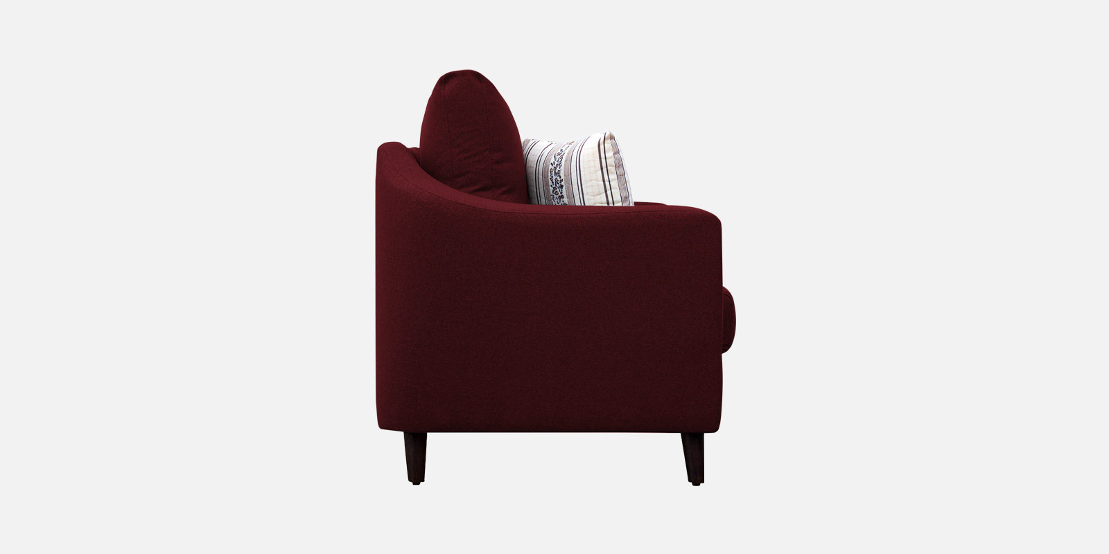 Kevin Fabric 2 Seater Sofa in Ruby Red Colour