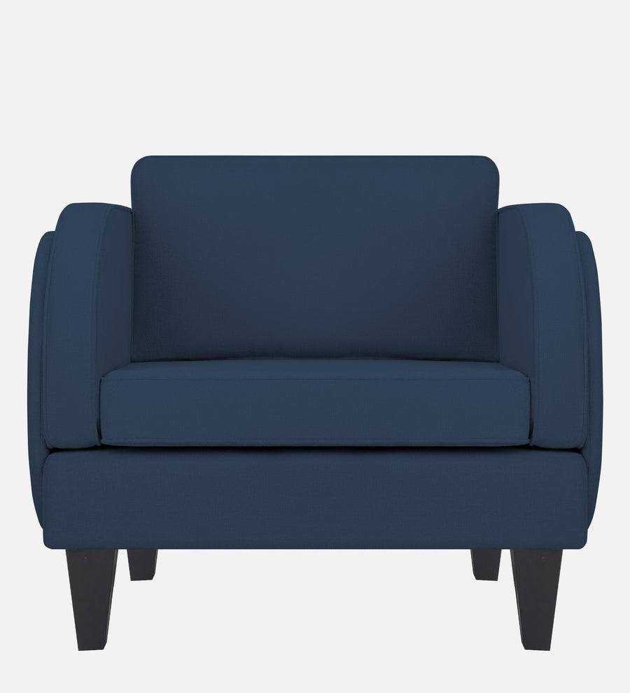 Siddy Fabric 1 Seater Sofa In Denim Blue Colour - Febonic Living