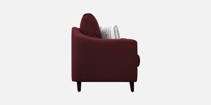 Kevin Fabric 2 Seater Sofa In Blood Maroon Colour - Febonic Living