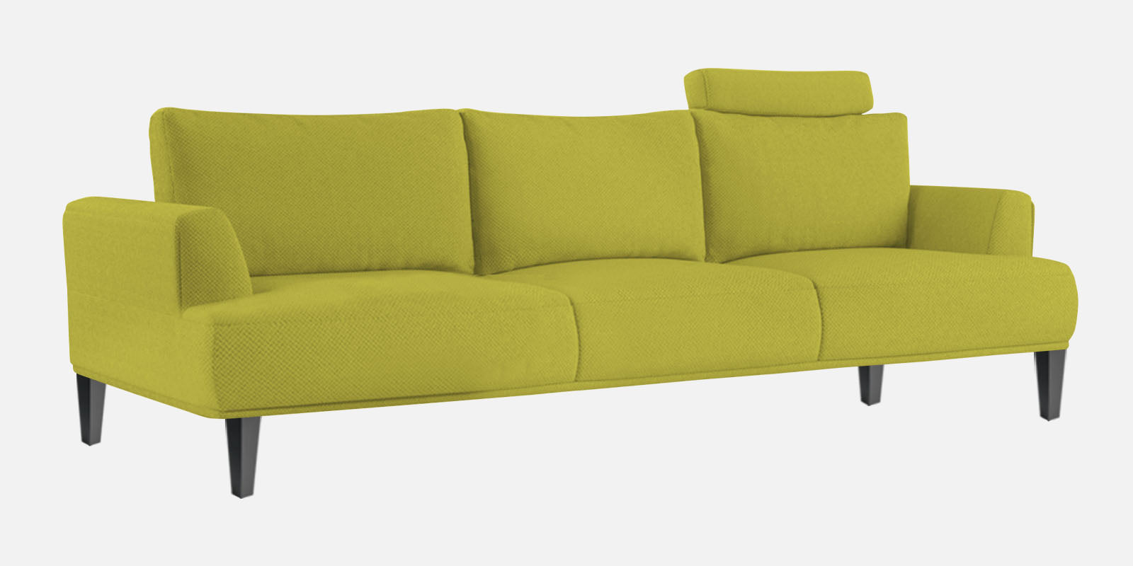 Como Fabric 3 Seater Sofa in Parrot Green Colour