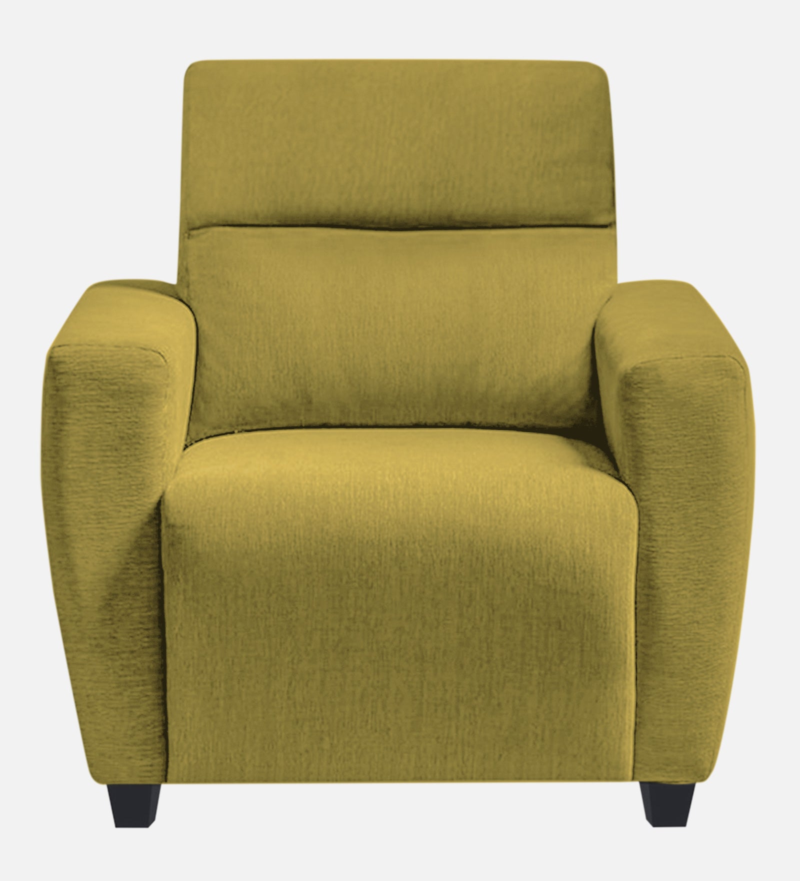 Bakadi Fabric 1 Seater Sofa in Parrot Green Colour