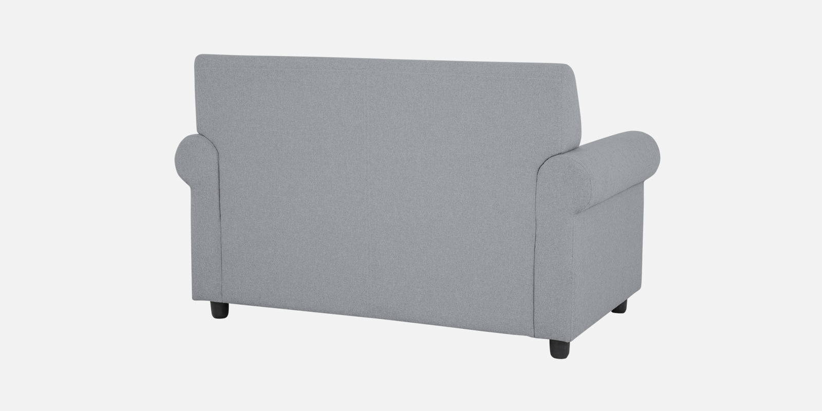 Ribby Fabric 2 Seater Sofa in Coin Grey Colour