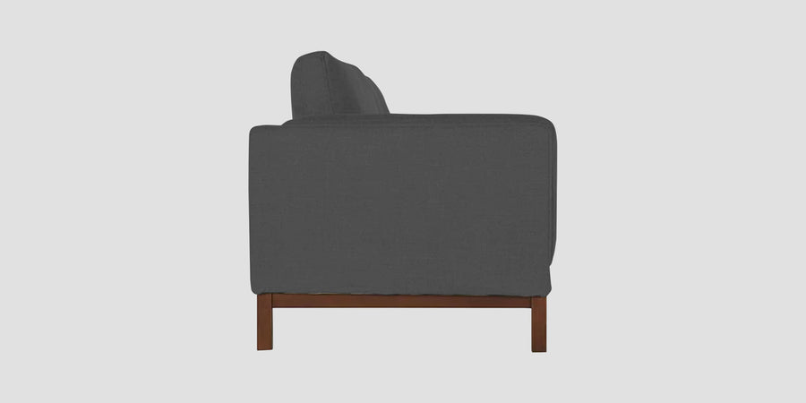 Borry Fabric 2 Seater Sofa In Stone Grey Colour - Febonic Living
