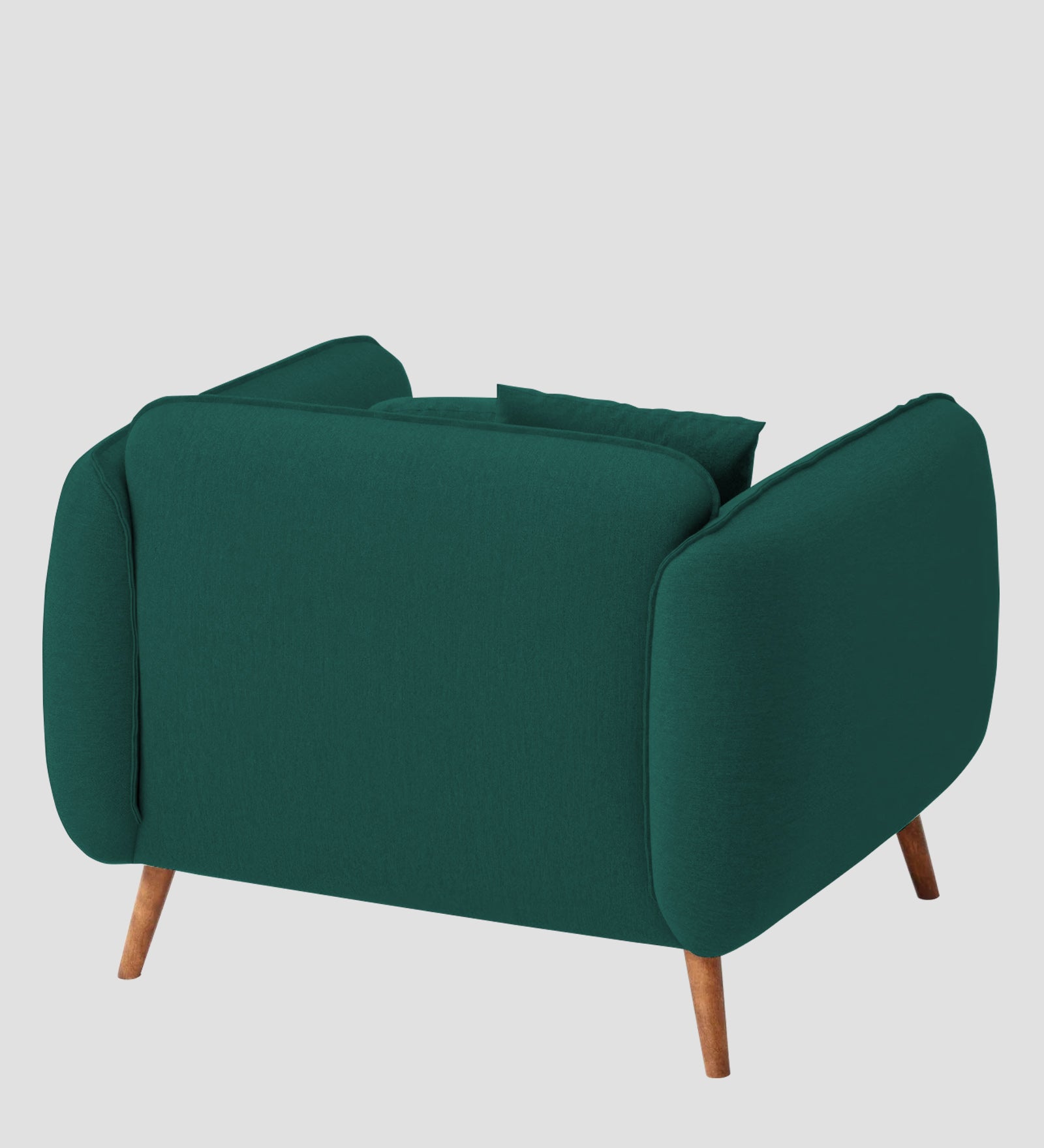 Zia Fabric 1 Seater Sofa In Sage Green Colour