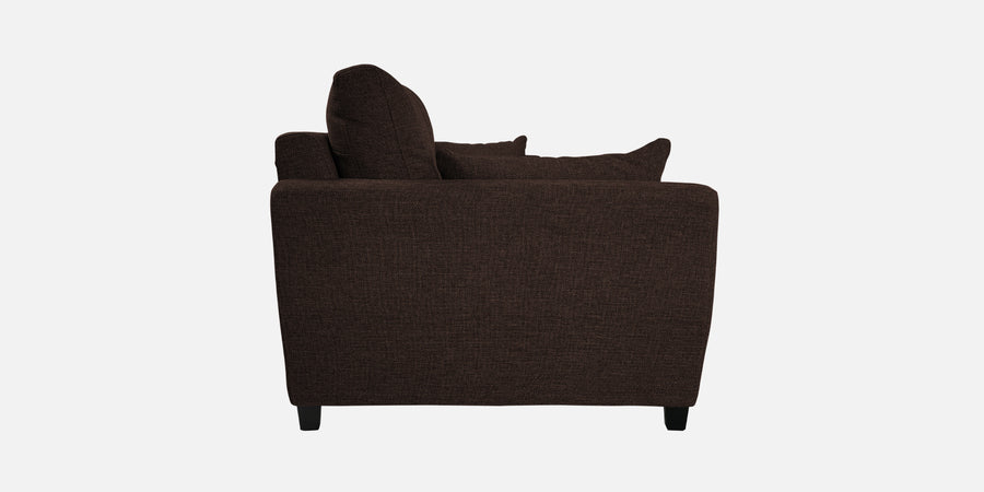 Mario Fabric 3 Seater Sofa In Coffee Brown Colour - Febonic Living