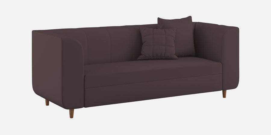 Sumo Velvet 3 Seater Sofa In Mocha Brown Colour - Febonic Living