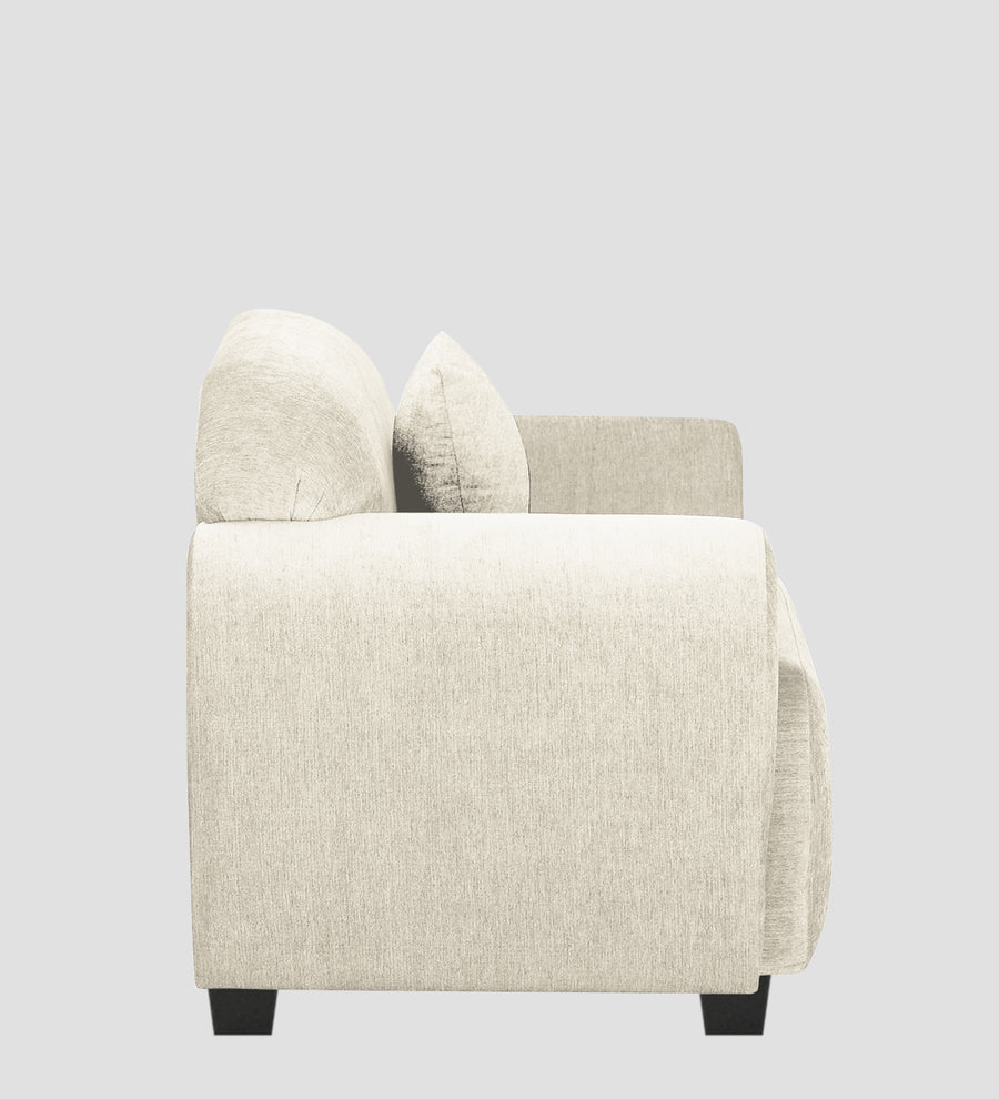 Apollo Fabric 1 Seater Sofa In Ivory Cream Colour - Febonic Living