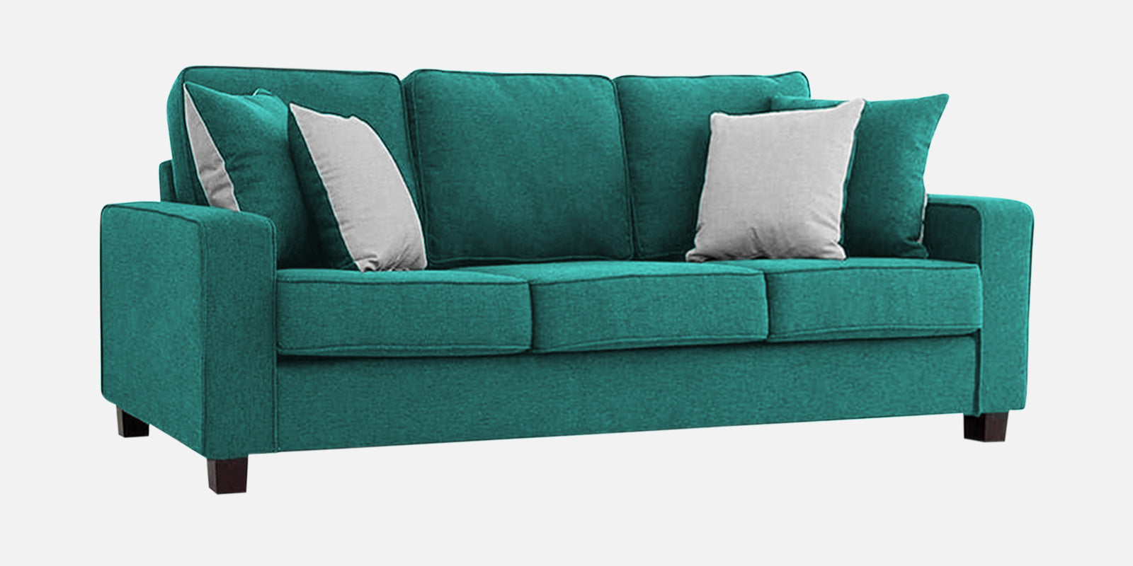 Ladybug Fabric 3 Seater Sofa In Sea Green Colour