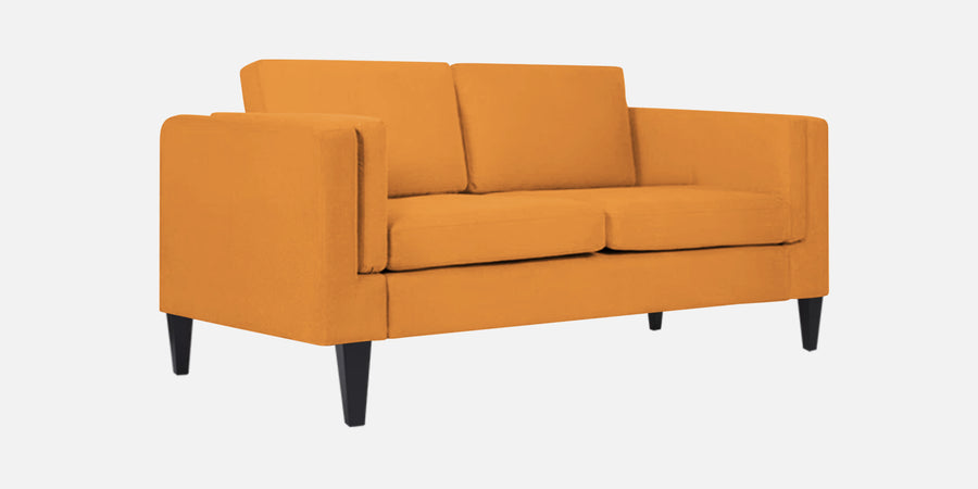 Jasper Velvet 2 Seater Sofa In Tangerine Orange Colour - Febonic Living
