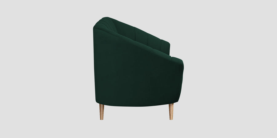 Kaylee Velvet 2 Seater Sofa In Forest Green Colour - Febonic Living