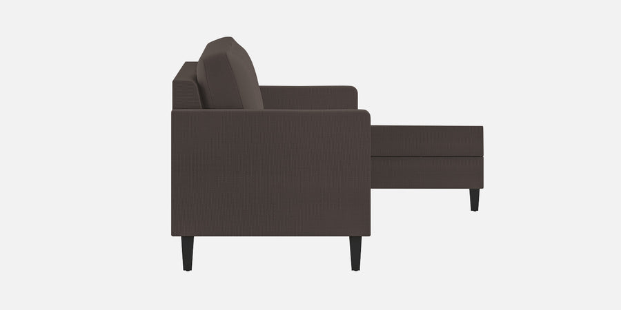 Nori Fabric Lhs Sectional Sofa 2 Lounger In Caspa Brown Colour - Febonic Living