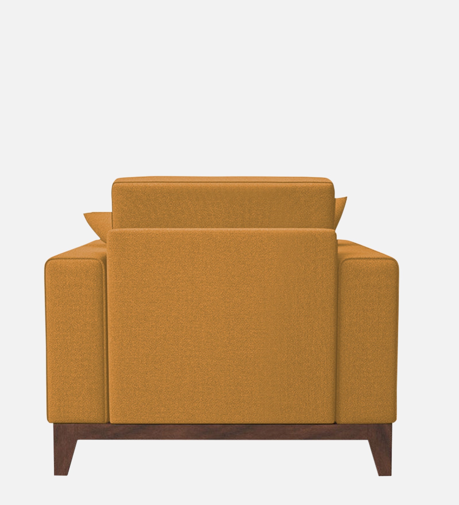 Luca Fabric 1 Seater Sofa in Corn Yellow Colour