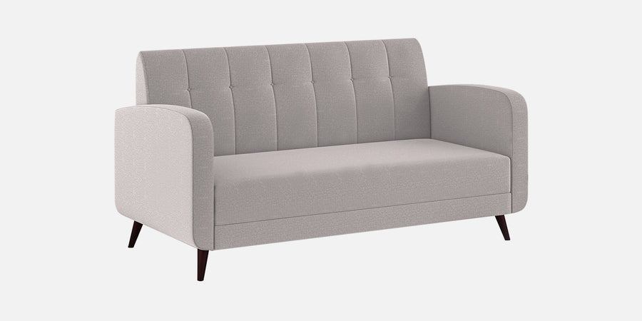 Wiki Velvet 3 Seater Sofa In Pearl Grey Colour - Febonic Living