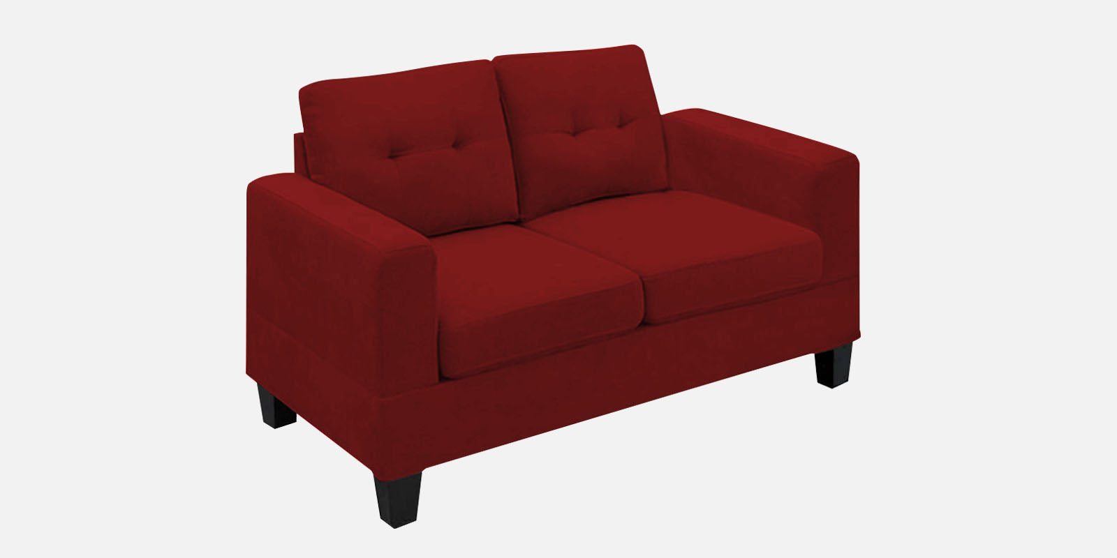 Thomas Fabric 2 Seater Sofa in Blood Maroon Colour