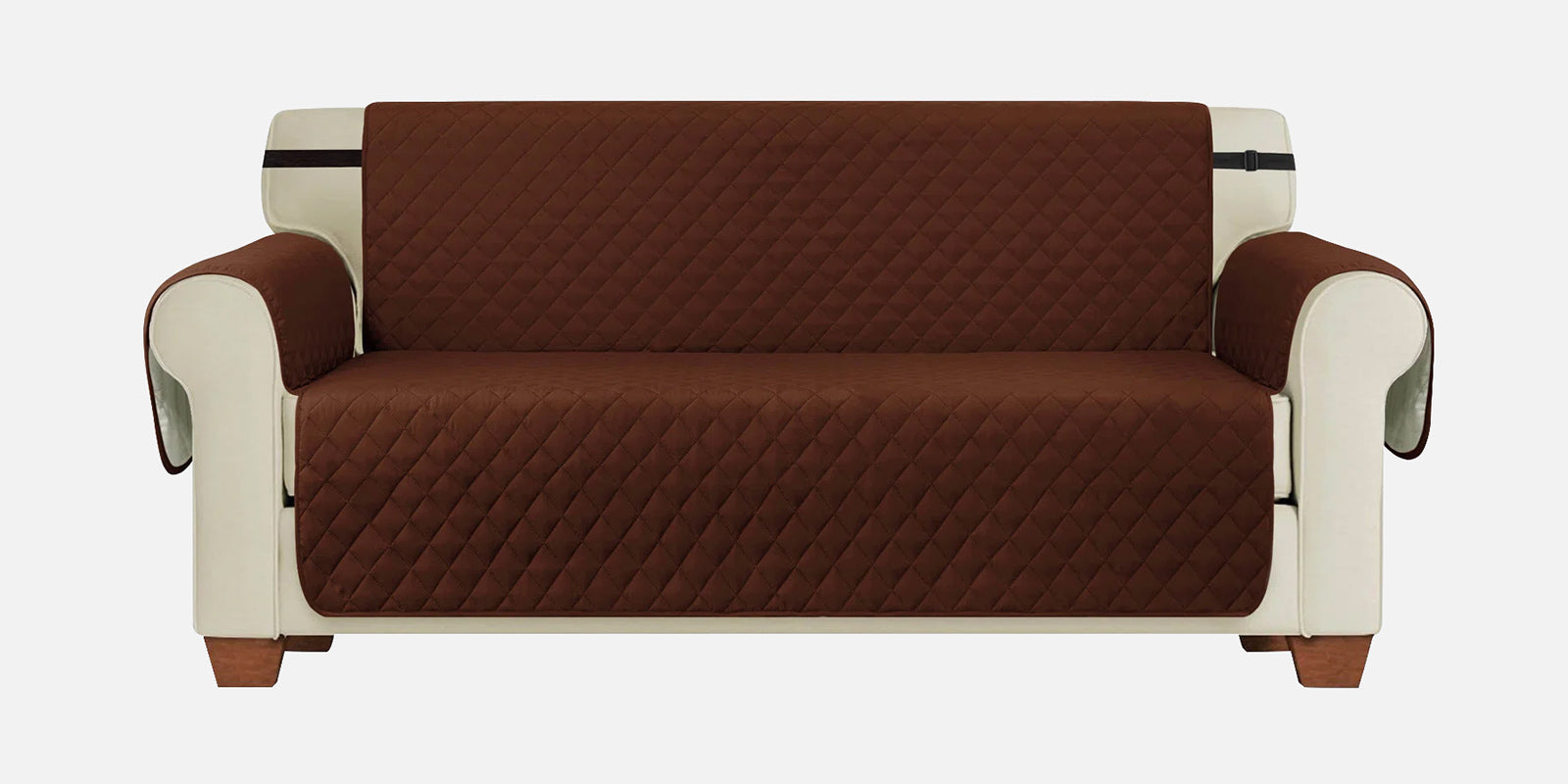 Sofa Cover Fabric in Coffee Brown Colour