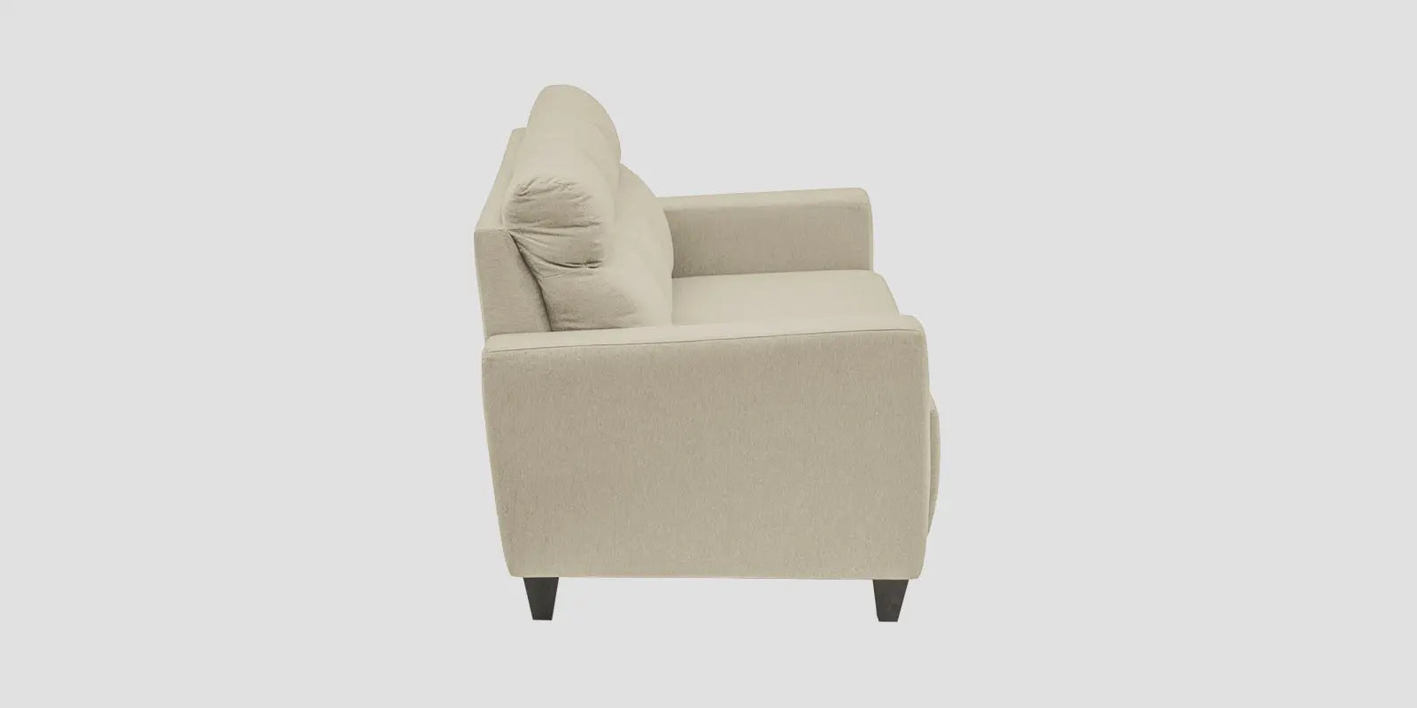 Burban Fabric 3 Seater Sofa In Maple Cream Colour Febonic Living