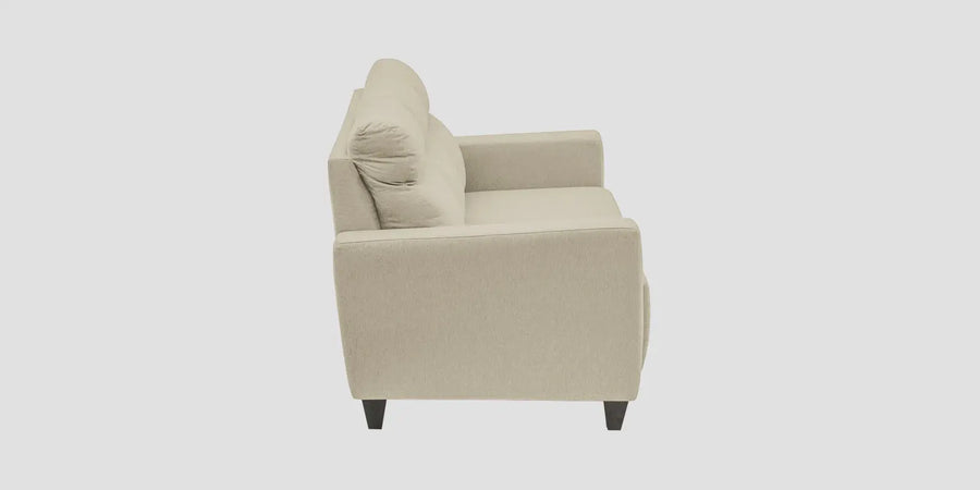 Burban Fabric 3 Seater Sofa In Maple Cream Colour - Febonic Living