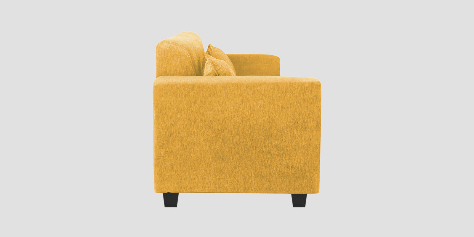 Nebula Fabric 3 Seater Sofa In Bold Yellow Colour - Febonic Living