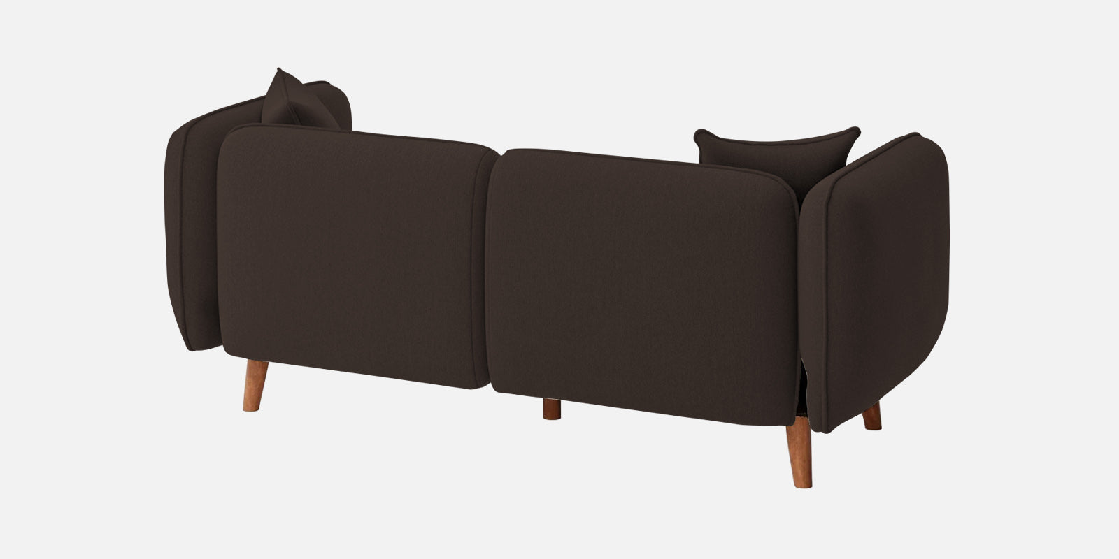 Reva Fabric 2 Seater Sofa In Coco Brown Colour