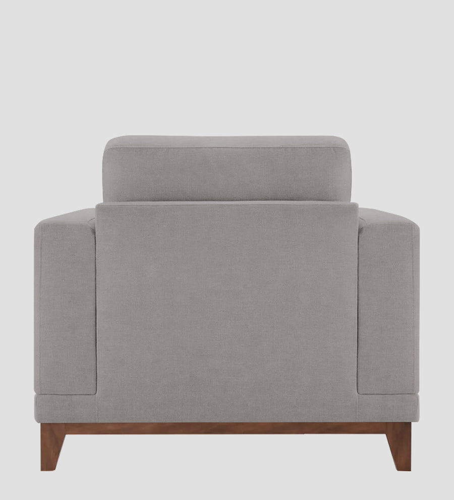 Esha Fabric 1 Seater Sofa In Silver Grey Colour - Febonic Living